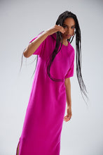 Load image into Gallery viewer, COSETTE TEE DRESS | WILD BERRY
