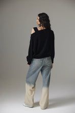 Load image into Gallery viewer, MARGOT BOAT NECK | BLACK
